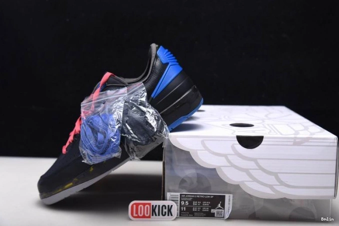 Bmlin Shoes Black Off-White DJ4375-004 Retro Blue Jordan SP Low 2 0727